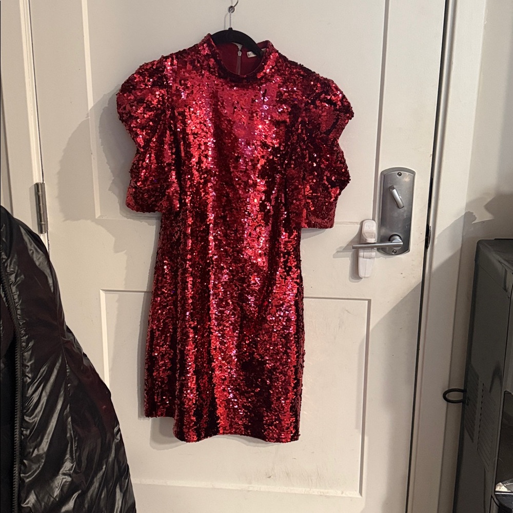 Alice + Olivia Scarlet Sequin dress